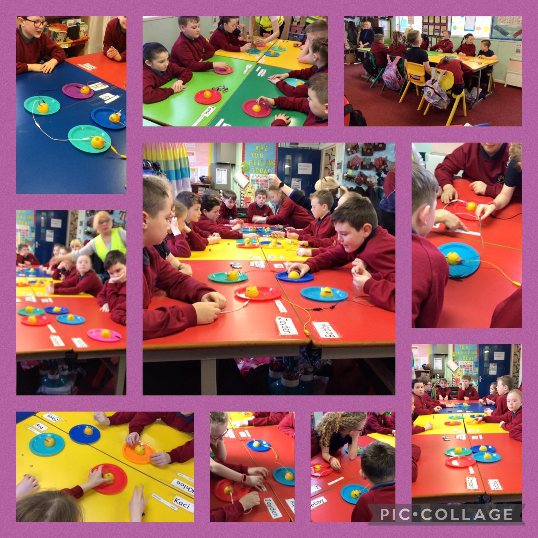 Mrs Diamond's Year 5 generating energy.